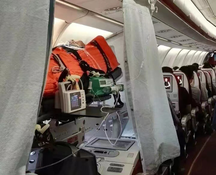 德兴市跨国医疗包机、航空担架